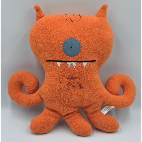 Vintage Ugly Doll Suntan Target 2002 Pretty Ugly LLC Orange Plush 12 Inch - Picture 1 of 4